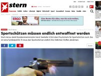 Bild zum Artikel: Nach Hanau: Sportschützen müssen endlich entwaffnet werden