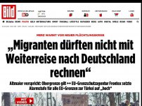 Bild zum Artikel: Flüchtlingsandrang an griechischer Grenze - Altmaier verspricht, Obergrenze einzuhalten