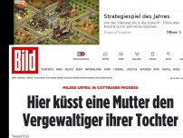 Bild zum Artikel: Mildes Urteil in Cottbuser Prozess - Hier küsst eine Mutter den Vergewaltiger ihrer Tochter