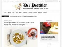 Bild zum Artikel: Corona-Quarantäne für Gourmets: Die 10 besten Rezepte für Nudeln mit Klopapier