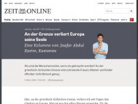 Bild zum Artikel: EU-Außengrenze: An der Grenze verliert Europa seine Seele