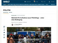 Bild zum Artikel: Mehrheit für Aufnahme neuer Flüchtlinge – unter einer Bedingung