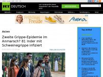 Bild zum Artikel: Zweite Grippe-Epidemie im Anmarsch? 81 Inder mit Schweinegrippe infiziert