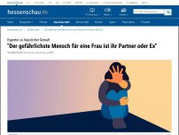 Bild zum Artikel: 'Der gefährlichste Mensch für eine Frau ist ihr Partner oder Ex'