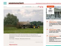 Bild zum Artikel: Video: Griechische Bauern helfen beim Grenzschutz – mit Gülle und Urin