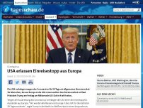 Bild zum Artikel: USA erlassen wegen Coronavirus 30-tägigen Einreisestopp aus Europa