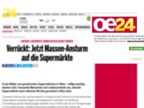 Bild zum Artikel: Verrückt: Jetzt Massen-Ansturm auf die Supermärkte