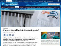 Bild zum Artikel: Streiten USA und Deutschland über Coronavirus-Impfstoff?