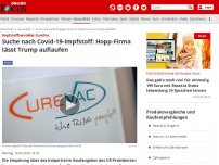 Bild zum Artikel: Impfstoffhersteller CureVac - Vor Kurzem schlug ihm Hass entgegen: Jetzt trotzt Hopp-Firma dem US-Präsidenten