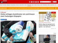 Bild zum Artikel: In Würselen - Diebe schlagen Autofenster und klauen zwei Packungen Klopapier