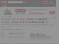 Bild zum Artikel: Kundin geschockt: 'Polizist hat meinen Einkauf kontrolliert'