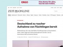 Bild zum Artikel: Griechenland: Deutschland zu rascher Aufnahme von Flüchtlingen bereit