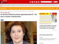 Bild zum Artikel: An Corona erkrankt - Ex-Grüne Ditfurth postet Spendenaufruf: 'Ich bin in echter Existenznot'