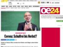 Bild zum Artikel: Corona: Schulfrei bis Herbst?