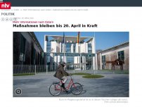 Bild zum Artikel: Nach Ostern weiß man mehr: Maßnahmen bleiben bis 20. April in Kraft