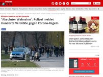 Bild zum Artikel: Bilderbuchwetter am Wochenende - 'Absoluter Wahnsinn': Polizei meldet Hunderte Verstöße gegen Corona-Regeln