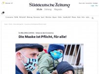 Bild zum Artikel: Meinung am Mittag: Schutz vor dem Coronavirus: Die Maske ist Pflicht, für alle!