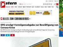 Bild zum Artikel: SPD erwägt Vermögensabgabe zur Bewältigung von Corona-Krise