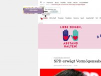 Bild zum Artikel: Finanzierung der Krise: SPD erwägt Vermögensabgabe