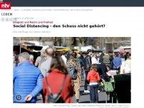 Bild zum Artikel: Einigkeit und Recht und Freiheit: Social Distancing - den Schuss nicht gehört?