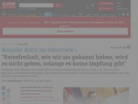 Bild zum Artikel: 'Reisefreiheit wird es nicht geben, solange es keine Impfung gibt'