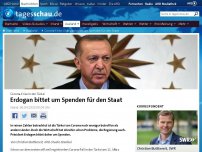 Bild zum Artikel: Corona-Krise: Erdogan bittet um Spenden für den Staat