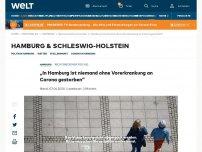 Bild zum Artikel: „In Hamburg ist niemand ohne Vorerkrankung an Corona gestorben“