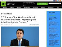 Bild zum Artikel: 12-Stunden-Tag, Wochenendarbeit, kürzere Ruhezeiten: Regierung will Arbeitszeitgesetz 'lockern'