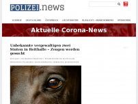 Bild zum Artikel: Unbekannte vergewaltigen zwei Stuten in Reithalle – Zeugen werden gesucht