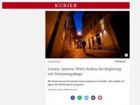Bild zum Artikel: Corona-Sperren: Wirte drohen der Regierung mit Verfassungsklage