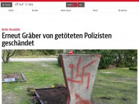 Bild zum Artikel: Erneut Gräber von getöteten Polizisten geschändet