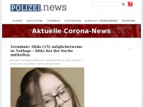 Bild zum Artikel: Vermisste Alida (15) möglicherweise in Notlage – bitte bei der Suche mithelfen