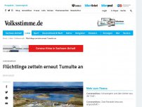 Bild zum Artikel: Flüchtlinge zetteln erneut Tumulte an