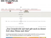 Bild zum Artikel: „Das Grundrecht auf Asyl gilt auch in dieser Zeit ohne Wenn und Aber“