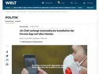 Bild zum Artikel: JU-Chef verlangt automatische Installation der Corona-App auf allen Handys