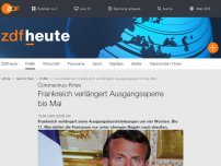 Bild zum Artikel: Frankreich verlängert Ausgangssperre bis Mai