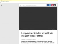 Bild zum Artikel: Leopoldina empfiehlt Schulen so bald wie möglich wieder zu öffnen