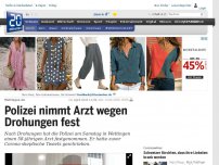 Bild zum Artikel: Drohungen in Wettingen AG: Polizei nimmt corona-skeptischen Arzt fest