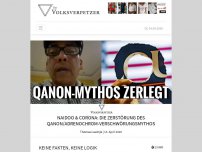 Bild zum Artikel: Naidoo & Corona: Die Zerstörung des QAnon/Adrenochrom-Verschwörungsmythos