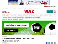 Bild zum Artikel: Flüchtlinge: Bochum: Stadt ist zur Aufnahme von Flüchtlingen bereit