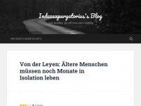 Bild zum Artikel: Von der Leyen: Ältere Menschen müssen noch Monate in Isolation leben