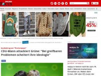 Bild zum Artikel: Gastbeitrag von 'The European' - CDU-Mann attackiert Grüne: 'Bei greifbaren Problemen scheitert ihre Ideologie'