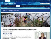 Bild zum Artikel: Migranten aus Griechenland: Woher die aufgenommenen Flüchtlinge kommen