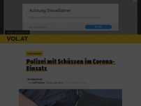 Bild zum Artikel: Polizei mit Schüssen im Corona-Einsatz