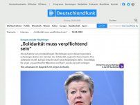 Bild zum Artikel: Deutschlandfunk | Interview | 'Solidarität muss verpflichtend sein'