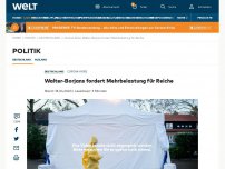 Bild zum Artikel: Walter-Borjans fordert Mehrbelastung für Reiche