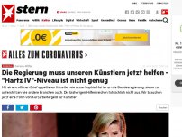 Bild zum Artikel: Corona-Hifen: Die Regierung muss unseren Künstlern jetzt helfen - 'Hartz IV'-Niveau ist nicht genug