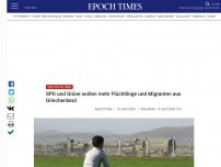 Bild zum Artikel: SPD und Grüne wollen mehr Flüchtlinge und Migranten aus Griechenland