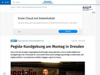 Bild zum Artikel: Pegida-Kundgebung am Montag in Dresden