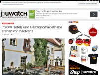 Bild zum Artikel: 70.000 Hotels und Gastronomiebetriebe stehen vor Insolvenz